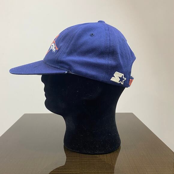 Vintage 90s Starter Pro Line The Right Hat Denver Broncos - Picture 3 of 8